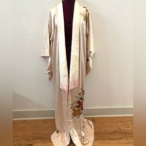 Hand painted silk kimono